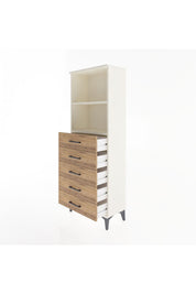 Arges Dolap 2 Raflı 5 Çekmeceli 60x30x163 - S20M086V3A