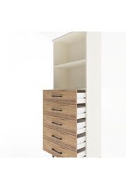 Arges Dolap 2 Raflı 5 Çekmeceli 60x30x163 - S20M086V3A