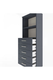 Arges Dolap 2 Raflı 5 Çekmeceli 60x30x163 - S20M086V5A