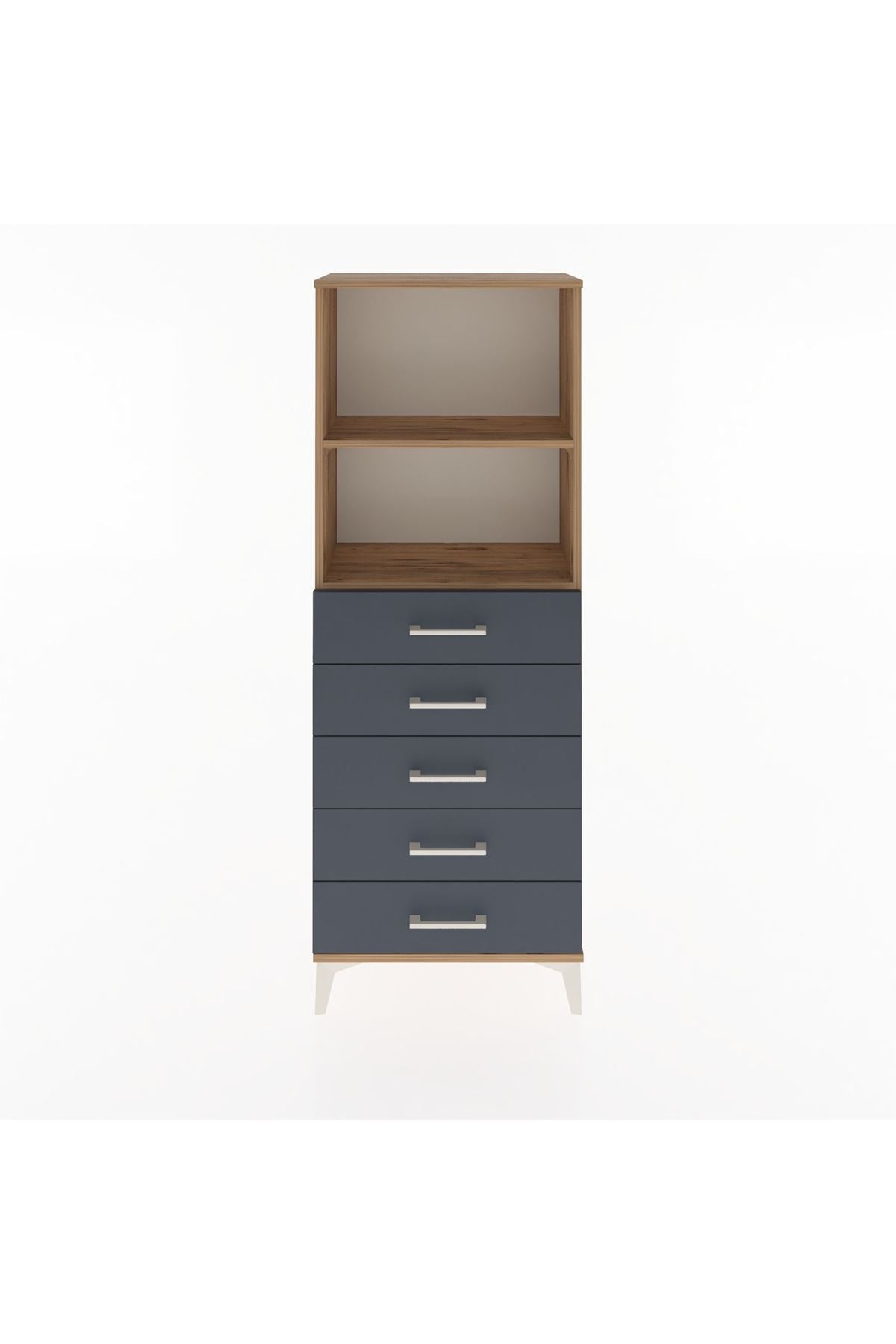 Arges Dolap 2 Raflı 5 Çekmeceli 60x30x163 - S20M086V8A
