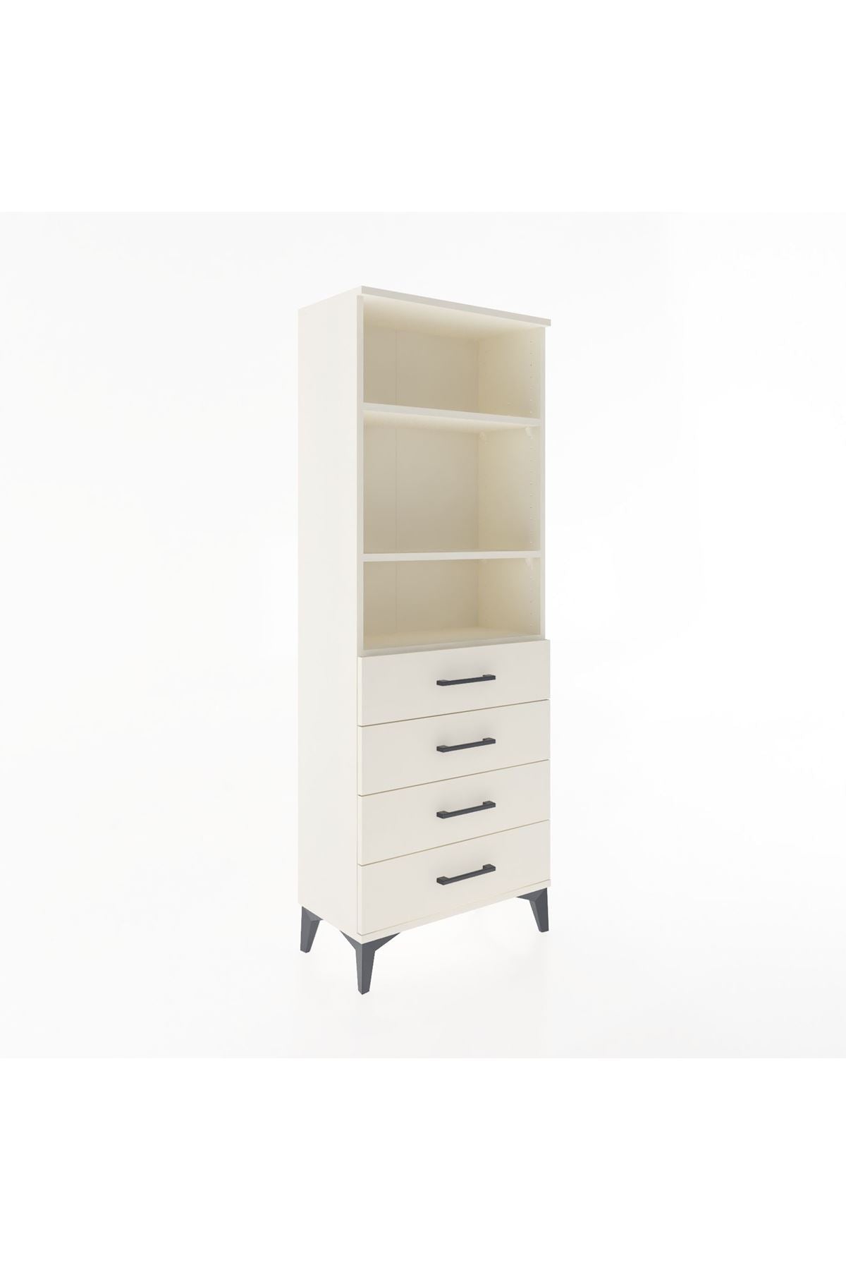 Arges Dolap 2 Raflı 4 Çekmeceli 60x30x163 - S20M088V1A