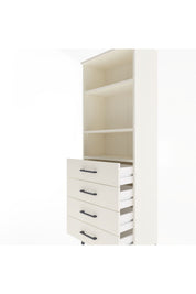 Arges Dolap 2 Raflı 4 Çekmeceli 60x30x163 - S20M088V1A