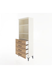 Arges Dolap 2 Raflı 4 Çekmeceli 60x30x163 - S20M088V3A