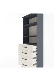 Arges Dolap 2 Raflı 4 Çekmeceli 60x30x163 - S20M088V4A