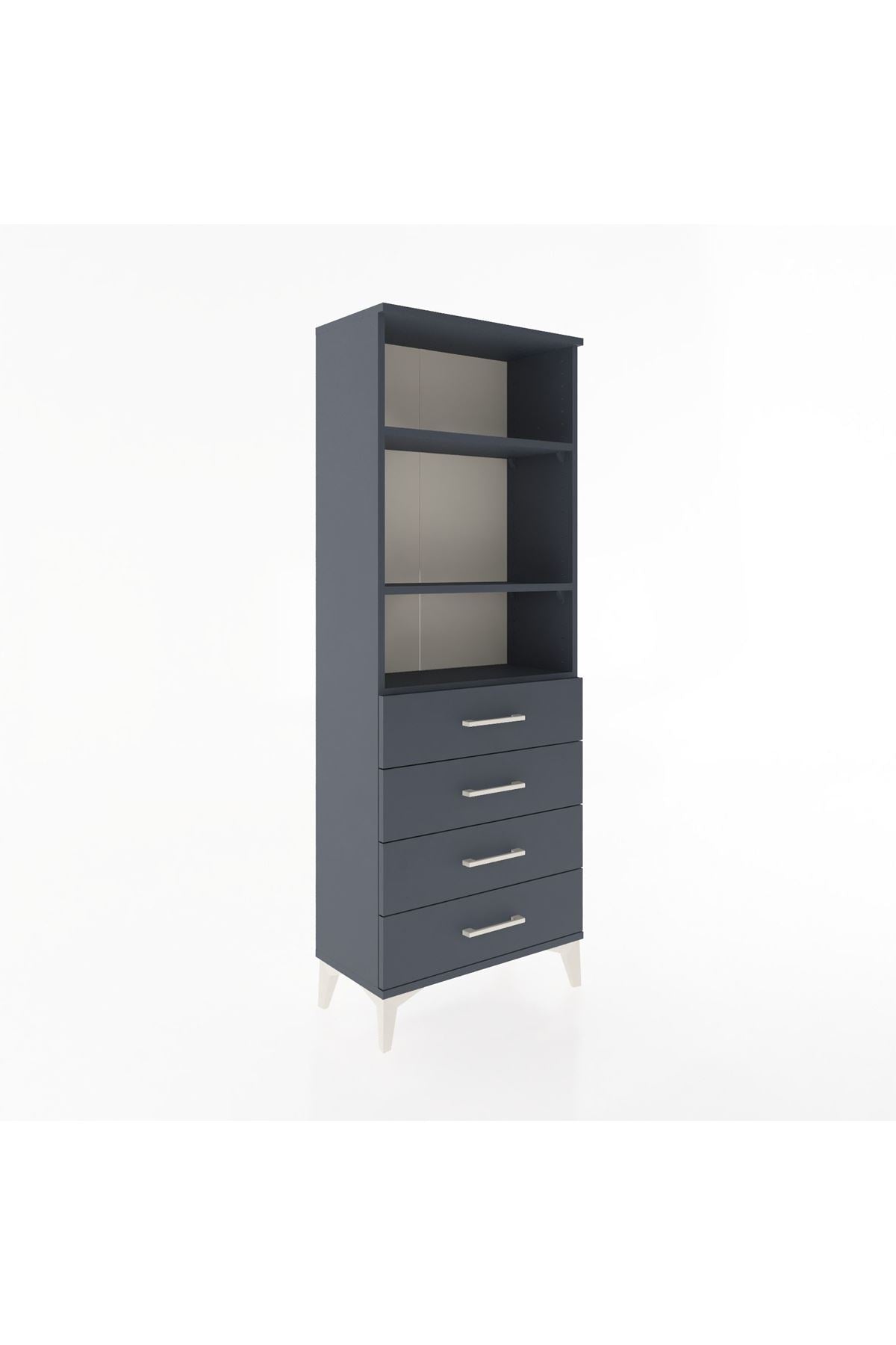 Arges Dolap 2 Raflı 4 Çekmeceli 60x30x163 - S20M088V5A