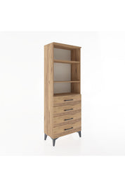 Arges Dolap 2 Raflı 4 Çekmeceli 60x30x163 - S20M088V9A