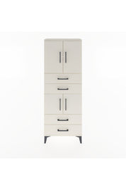 Arges Dolap 3 Raflı 4 Çekmeceli 4 Kapaklı 60x30x163 - S20M089V1A