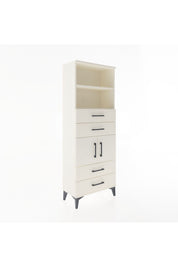 Arges Dolap 3 Raflı 4 Çekmeceli 2 Kapaklı 60x30x163 - S20M090V1A
