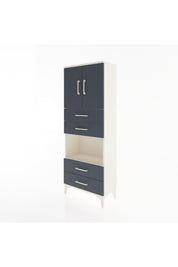 Arges Dolap 3 Raflı 4 Çekmeceli 2 Kapaklı 60x30x163 - S20M091V2A