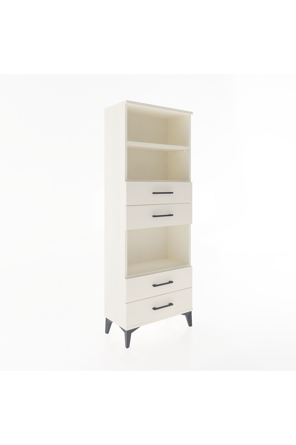 Arges Dolap 3 Raflı 4 Çekmeceli 60x30x163 - S20M092V1A