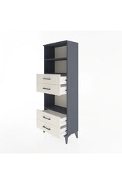 Arges Dolap 3 Raflı 4 Çekmeceli 60x30x163 - S20M092V4A