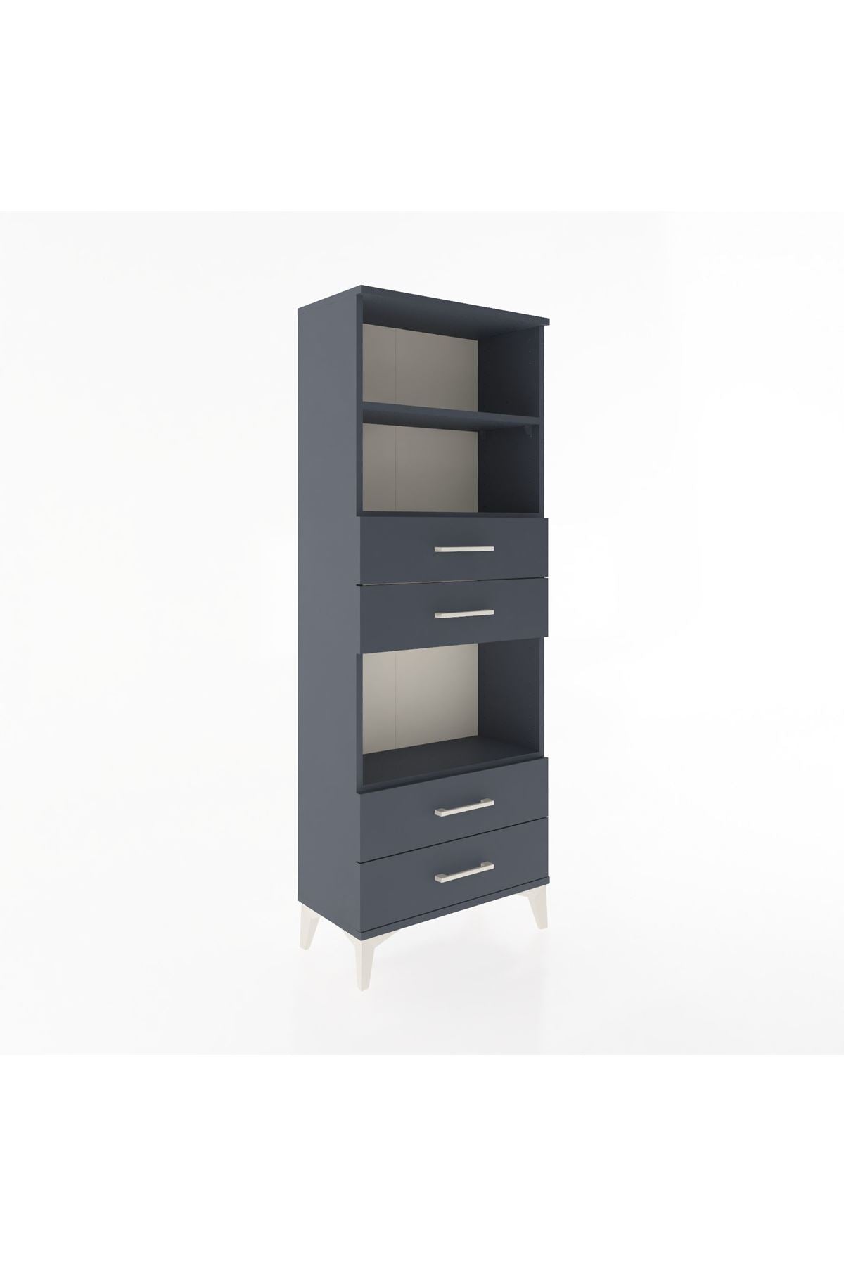 Arges Dolap 3 Raflı 4 Çekmeceli 60x30x163 - S20M092V5A