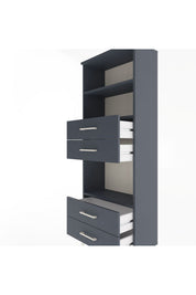 Arges Dolap 3 Raflı 4 Çekmeceli 60x30x163 - S20M092V5A