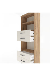 Arges Dolap 3 Raflı 4 Çekmeceli 60x30x163 - S20M092V7A