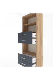 Arges Dolap 3 Raflı 4 Çekmeceli 60x30x163 - S20M092V8A