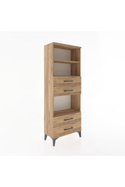 Arges Dolap 3 Raflı 4 Çekmeceli 60x30x163 - S20M092V9A