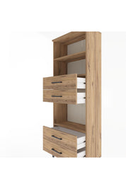 Arges Dolap 3 Raflı 4 Çekmeceli 60x30x163 - S20M092V9A