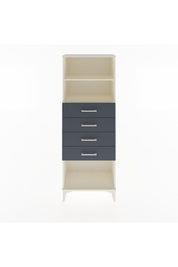 Arges Dolap 2 Raflı 4 Çekmeceli 60x30x163 - S20M096V2A