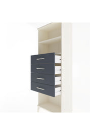 Arges Dolap 2 Raflı 4 Çekmeceli 60x30x163 - S20M096V2A