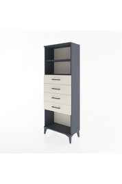 Arges Dolap 2 Raflı 4 Çekmeceli 60x30x163 - S20M096V4A