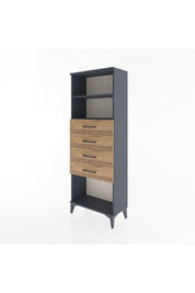 Arges Dolap 2 Raflı 4 Çekmeceli 60x30x163 - S20M096V6A