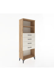Arges Dolap 2 Raflı 4 Çekmeceli 60x30x163 - S20M096V7A