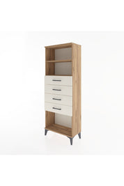 Arges Dolap 2 Raflı 4 Çekmeceli 60x30x163 - S20M096V7A