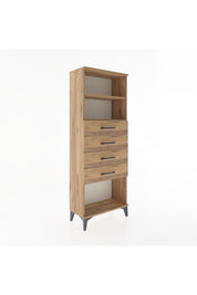 Arges Dolap 2 Raflı 4 Çekmeceli 60x30x163 - S20M096V9A