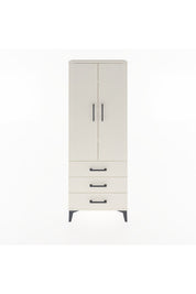 Arges Dolap 4 Raflı 3 Çekmeceli 2 Kapaklı 60x30x163 - S20M097V1A