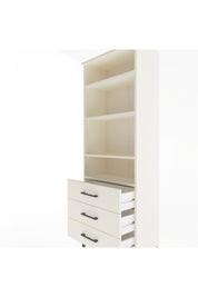 Arges Dolap 4 Raflı 3 Çekmeceli 60x30x163 - S20M098V1A