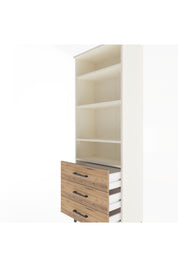 Arges Dolap 4 Raflı 3 Çekmeceli 60x30x163 - S20M098V3A