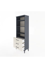 Arges Dolap 4 Raflı 3 Çekmeceli 60x30x163 - S20M098V4A