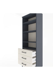 Arges Dolap 4 Raflı 3 Çekmeceli 60x30x163 - S20M098V4A