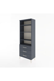 Arges Dolap 4 Raflı 3 Çekmeceli 60x30x163 - S20M098V5A