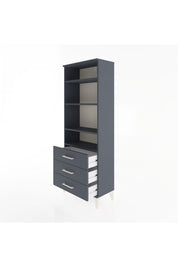 Arges Dolap 4 Raflı 3 Çekmeceli 60x30x163 - S20M098V5A