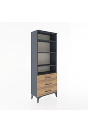 Arges Dolap 4 Raflı 3 Çekmeceli 60x30x163 - S20M098V6A