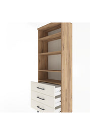 Arges Dolap 4 Raflı 3 Çekmeceli 60x30x163 - S20M098V7A
