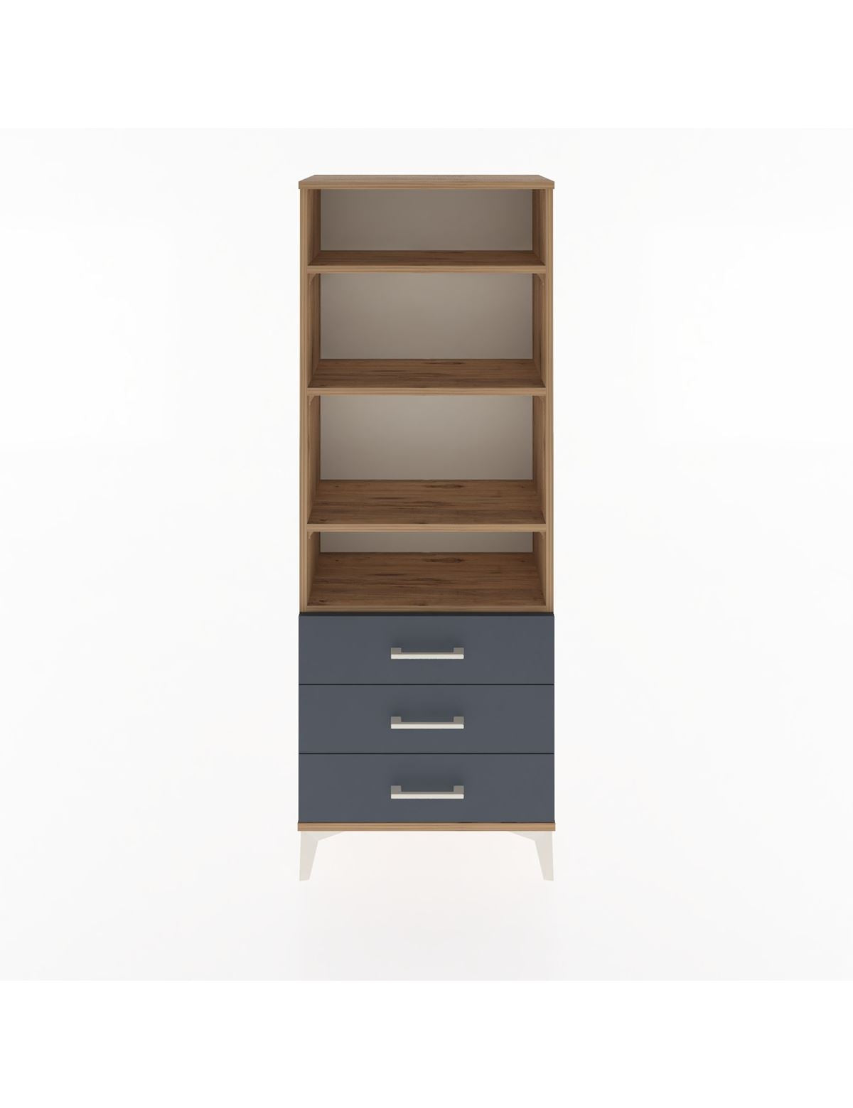 Arges Dolap 4 Raflı 3 Çekmeceli 60x30x163 - S20M098V8A