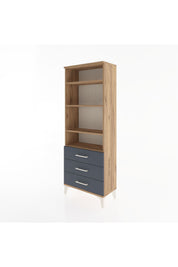Arges Dolap 4 Raflı 3 Çekmeceli 60x30x163 - S20M098V8A