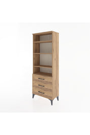 Arges Dolap 4 Raflı 3 Çekmeceli 60x30x163 - S20M098V9A