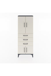 Arges Dolap 3 Raflı 3 Çekmeceli 4 Kapaklı 60x30x163 - S20M099V4A