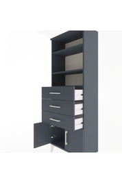 Arges Dolap 3 Raflı 3 Çekmeceli 2 Kapaklı 60x30x163 - S20M100V5A