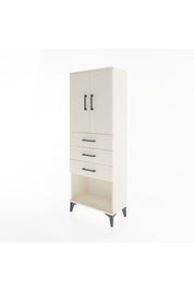 Arges Dolap 3 Raflı 3 Çekmeceli 2 Kapaklı 60x30x163 - S20M101V1A