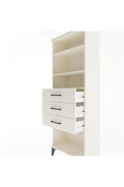 Arges Dolap 3 Raflı 3 Çekmeceli 60x30x163 - S20M102V1A