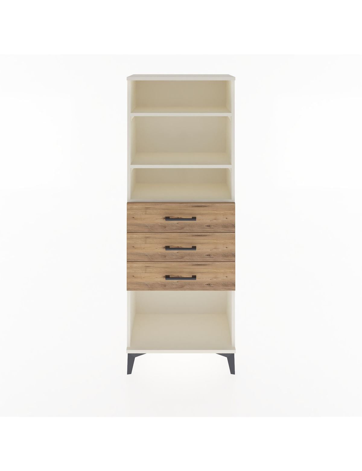 Arges Dolap 3 Raflı 3 Çekmeceli 60x30x163 - S20M102V3A