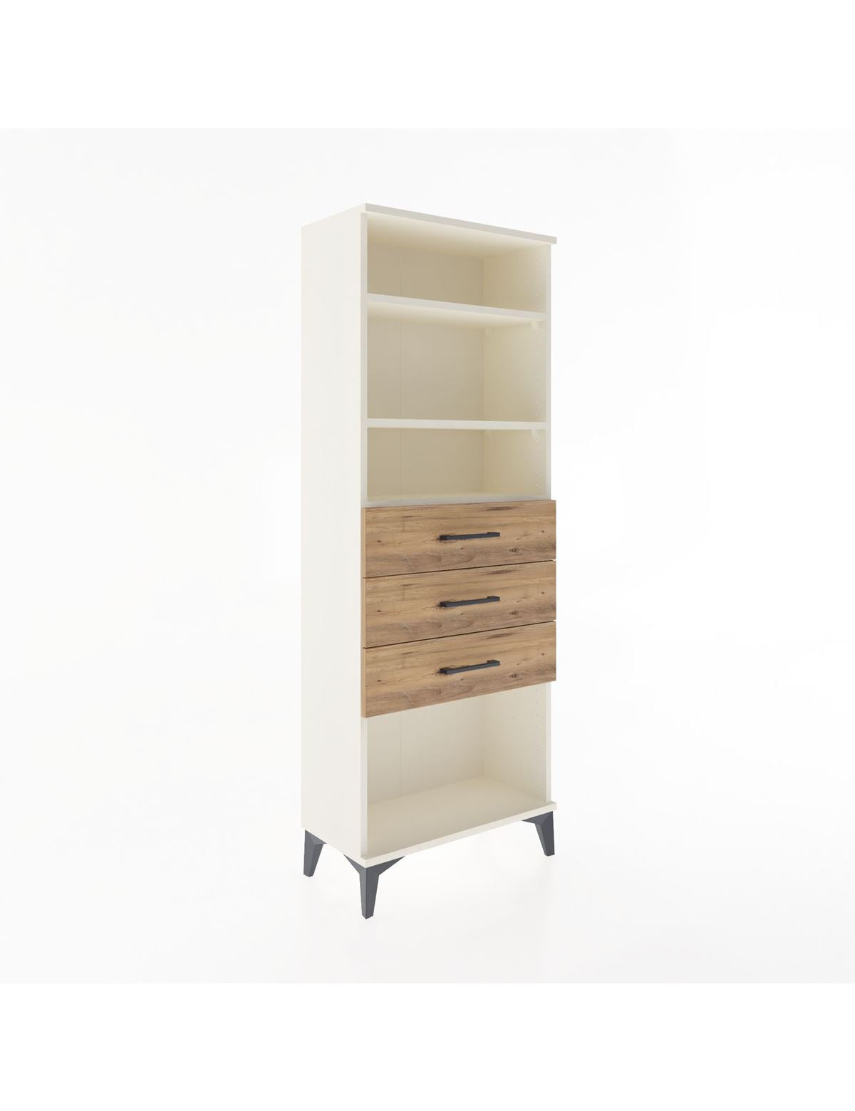 Arges Dolap 3 Raflı 3 Çekmeceli 60x30x163 - S20M102V3A