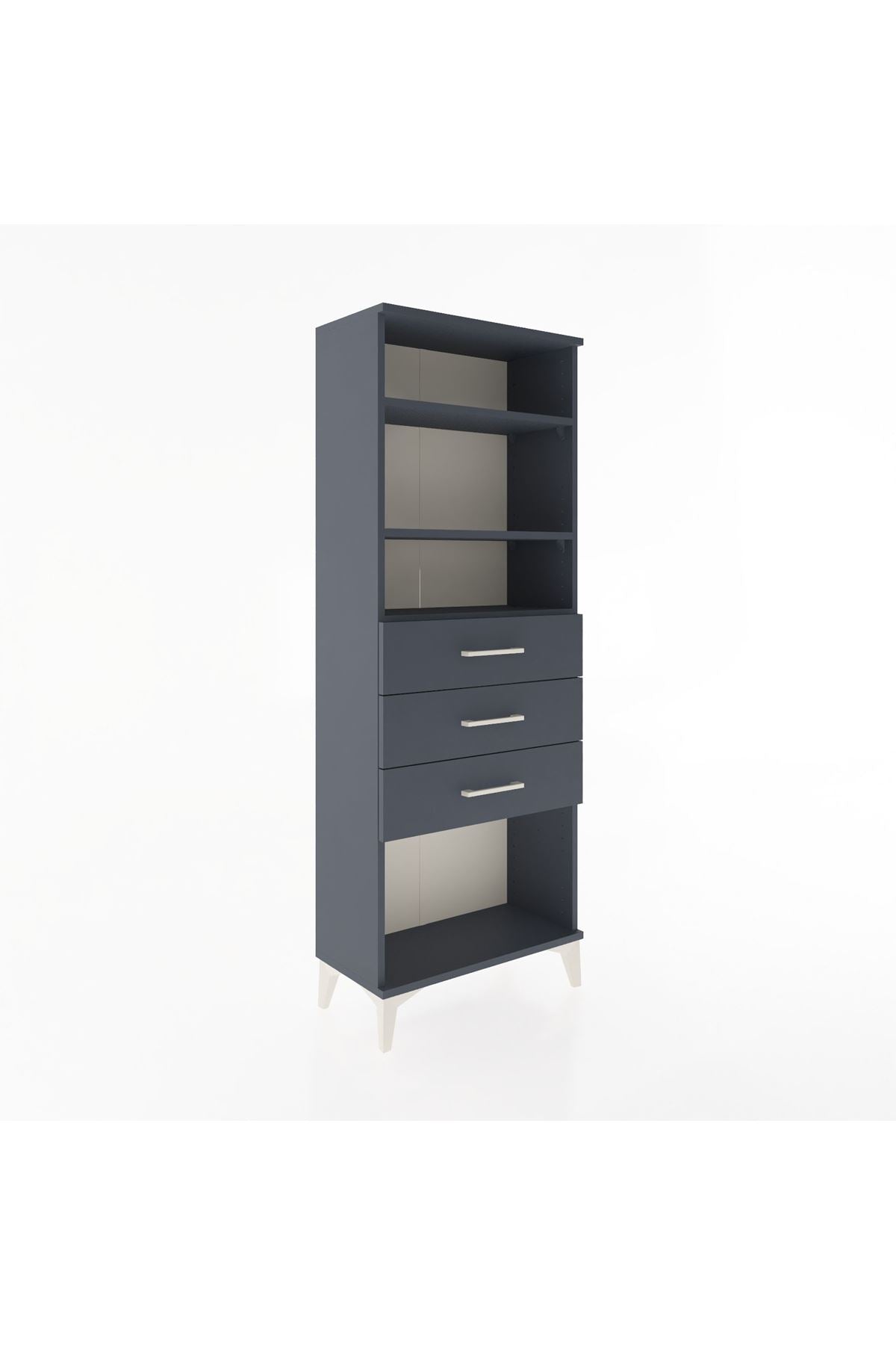 Arges Dolap 3 Raflı 3 Çekmeceli 60x30x163 - S20M102V5A