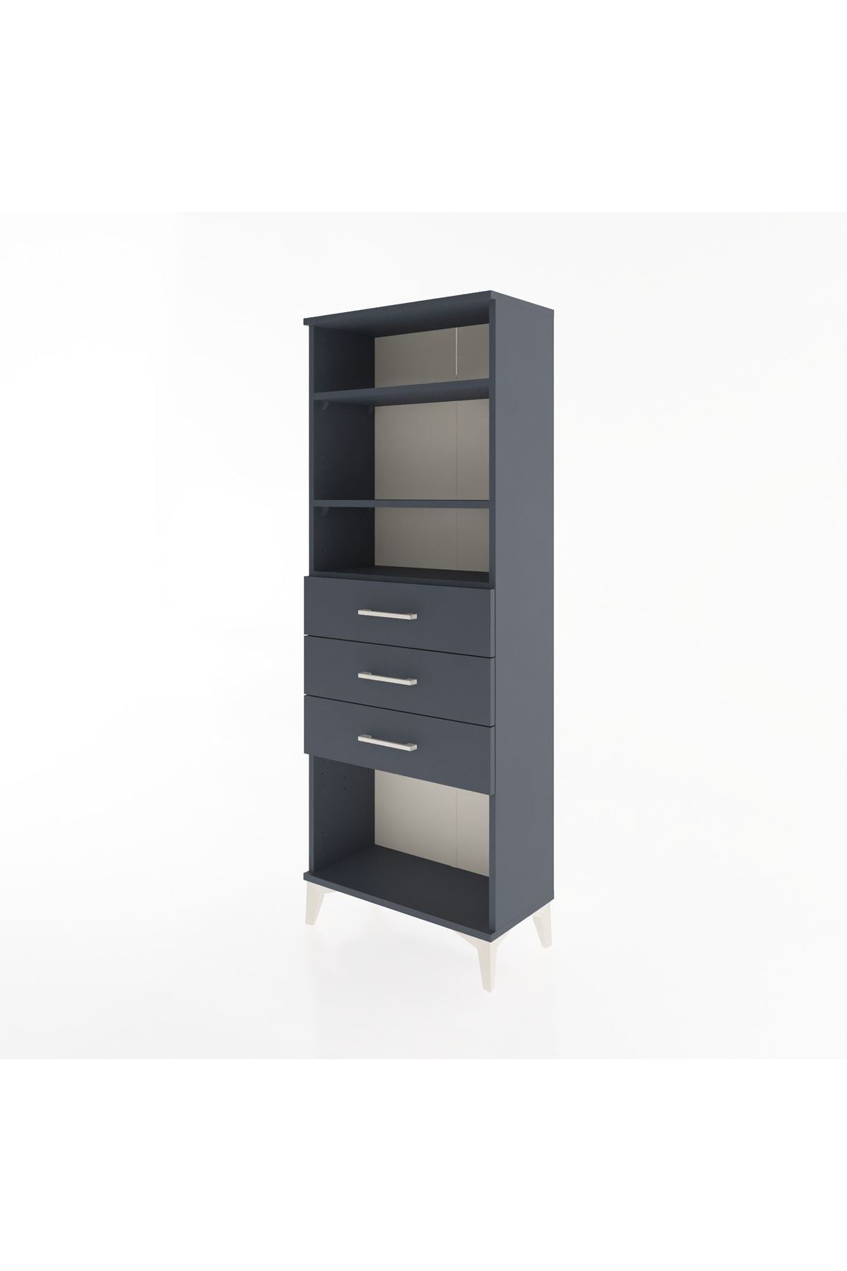 Arges Dolap 3 Raflı 3 Çekmeceli 60x30x163 - S20M102V5A