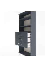 Arges Dolap 3 Raflı 3 Çekmeceli 60x30x163 - S20M102V5A