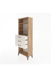 Arges Dolap 3 Raflı 3 Çekmeceli 60x30x163 - S20M102V7A